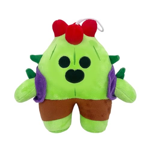 OFKAFEZV Kaktus Plüschtier, Plüschtier Kaktus Grün 20 cm, Stofftier Cactus, Spike Plüschtier Plüsch Kaktus Kissen Puppe Geschenk für Fans Kinder Gefüllte Spielzeug Plüsch für Home Deko von OFKAFEZV