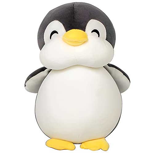 OFKAFEZV Kuscheltier Pinguin Baby, Pinguin Plüschtier, Pinguin Stofftier Plüschtier, Krawattenfarbepuppen Krawattenfarbe-Pinguinnspielzeug Kinder und Erwachsenenheim Schlafzimmer-25 cm von OFKAFEZV