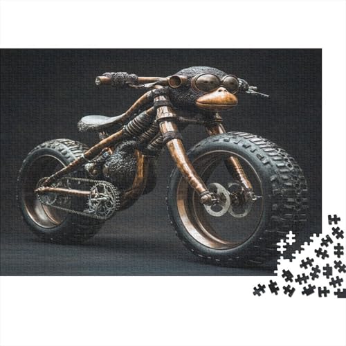 Cool Motorcycle Puzzles 1000-teilige Erwachsenenpuzzle Puzzel Lernspiel Herausforderung Spielzeug Motorbike 1000 Teile Für Erwachsene Und Kinder Ab 14 Jahren 1000pcs (75x50cm) von OFLAMIRUX