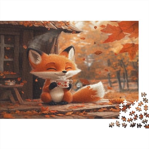 Fuchs Puzzle Lowrie Puzzel 1000pcs Erwachsenenpuzzle Puzzel Lernspiel Herausforderung Spielzeug 1000 Teile Für Erwachsene Und Kinder Ab 14 Jahren 1000pcs (75x50cm) von OFLAMIRUX