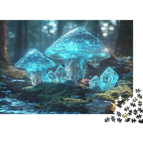 Pilze Puzzles 1000 Teile Für Erwachsene Lernspiel Lernspiel Herausforderung Spielzeug Pilz 1000-teilige Für Erwachsene Und Kinder Ab 14 Jahren 1000pcs (75x50cm) von OFLAMIRUX