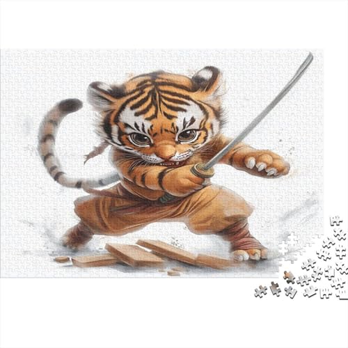 Tier Puzzle 1000 Puzzle Puzzles Für Erwachsene Lernspiel Herausforderung Spielzeug Kung Fu Puzzel 1000pcs Für Erwachsene Und Kinder Ab 14 Jahren 1000pcs (75x50cm) von OFLAMIRUX