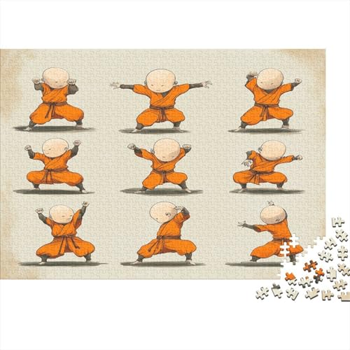 Tier Puzzles 1000-teilige Für Erwachsene Lernspiel Lernspiel Herausforderung Spielzeug Kung Fu 1000 Puzzle Für Erwachsene Und Kinder Ab 14 Jahren 1000pcs (75x50cm) von OFLAMIRUX