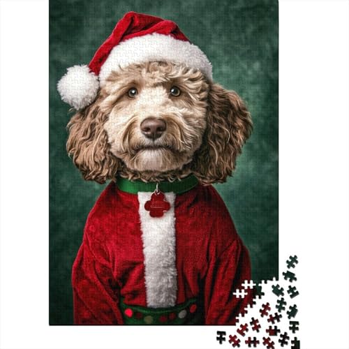 Weihnachtspuppe Puzzles 1000 Teile Für Erwachsene Lernspiel Lernspiel Herausforderung Spielzeug Hund Puzzel 1000pcs Für Erwachsene Und Kinder Ab 14 Jahren 1000pcs (75x50cm) von OFLAMIRUX