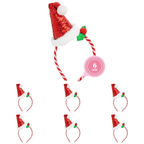 OH YEAH - 12 Stück Weihnachtsstirnbänder - Weihnachtszubehör - Weihnachtsschmuck - Weihnachtsschmuck - Weihnachtsfeier - Haardekoration Weihnachten - Rentier Stirnband - Einzigartiges Design von OH YEAH