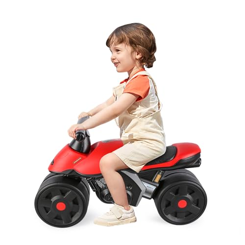 Motorrad, Laufmotorrad, Kinderspielzeug, Roller für Kinder von 1 bis 4 Jahren, mit permanenter Dekoration, breite Kunststoffräder und Tragegriff für Eltern Motorrad, Laufmotorrad, Kinderspielzeug, Roller für Kinder von 1 bis 4 Jahren, mit permanenter Dekoration, breite Kunststoffräder und Tragegriff für Eltern von OHMG