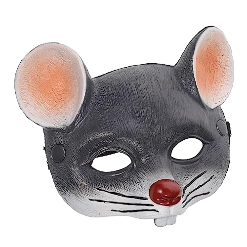 OHPHCALL 1Stk Halloween-Karnevalszubehör Halloween-Tiermasken 3D- Fuchsmasken Halloween-Party halloween masken halloweenmaske gesichtsmaske spielzeug cospaly Maske Karnevalsmaske Grey von OHPHCALL