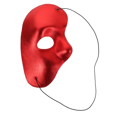 OHPHCALL Halloween Cosplay Maske Für Erwachsene Halbe Gesichtsmaske Kostüm Party Maske Maskerade Requisite Bequemes Und Stilvolles Maskenzubehör von OHPHCALL