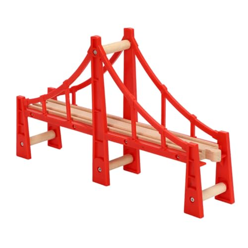 OHPHCALL Holz Eisenbahn Schienen Set Mit Roter Brücke Spielzeug Für Kreative Kleinkinder Ab Jahren Fördert Motorik Und Vorstellungskraft Für Einsatz Im Spielzimmer OHPHCALL Holz Eisenbahn Schienen Set Mit Roter Brücke Spielzeug Für Kreative Kleinkinder Ab Jahren Fördert Motorik Und Vorstellungskraft Für Einsatz Im Spielzimmer von OHPHCALL