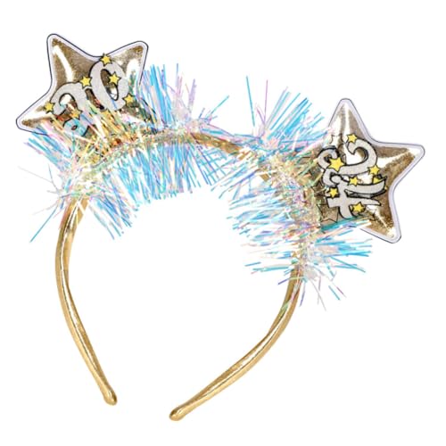 OHPHCALL neues jahr stirnband Frühlingsfest-Stirnband Silvester-Party-Requisite neues jahr haarband haarschmuck haircharm Zubehör für Partykostüme Kopfschmuck für das neue Jahr 2024 PVC von OHPHCALL