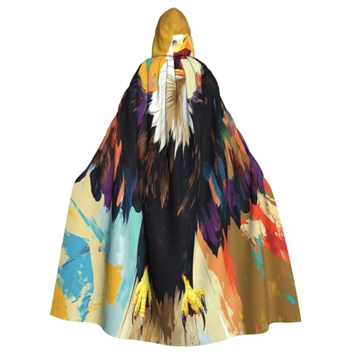 OIBNKCN Fliegender Adler mit Kapuze für Damen und Herren, langlebiger und stilvoller schwarzer Umhang mit Kapuze für Halloween, Cosplay und mehr. OIBNKCN Fliegender Adler mit Kapuze für Damen und Herren, langlebiger und stilvoller schwarzer Umhang mit Kapuze für Halloween, Cosplay und mehr. von OIBNKCN