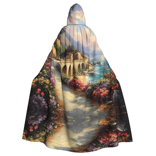 OIBNKCN The Road to Wonderland Suitable for both men and women, adult hooded robes, cloaks, knights, stylish and cool role-playing costumes von OIBNKCN