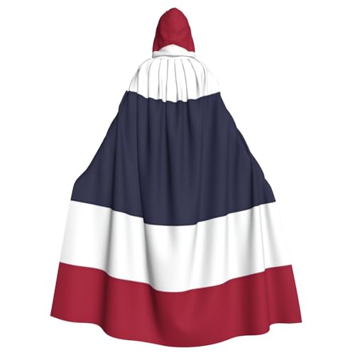 OIBNKCN Umhang mit Kapuze mit Thailand-Flagge für Damen und Herren, langlebiger und stilvoller schwarzer Umhang mit Kapuze für Halloween, Cosplay und mehr. OIBNKCN Umhang mit Kapuze mit Thailand-Flagge für Damen und Herren, langlebiger und stilvoller schwarzer Umhang mit Kapuze für Halloween, Cosplay und mehr. von OIBNKCN