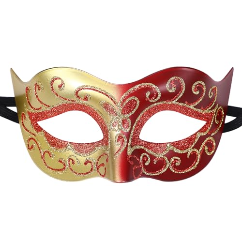 OIDEA Maskenmaske, Partykostüm: Venedig, Kunststoffmaske für Herren, Halloween, Weihnachten, Ostern, Junggesellenabschied, Karneval, Cosplay, Rollenspiel, Geschenk von OIDEA