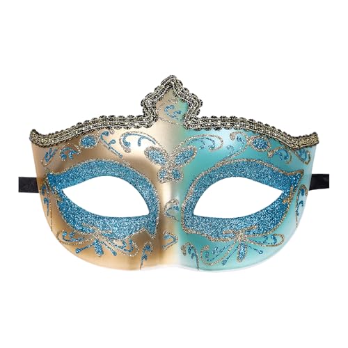 Oidea Maskerade Maske für Herren: Vintage Venezianische Maske Halloween Karneval Mascarade Ball Kostüm Abschlussball Party Masken für Männer und Frauen Blau Oidea Maskerade Maske für Herren: Vintage Venezianische Maske Halloween Karneval Mascarade Ball Kostüm Abschlussball Party Masken für Männer und Frauen Blau von OIDEA