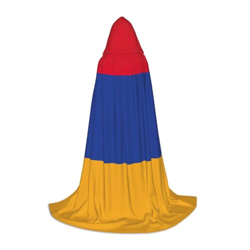 OKFSTY Flagge von Armenien, Uni, Halloween-Kapuzenumhang, Cosplay-Kostüm, Weihnachten, für Halloween, Karneval, Cosplay-Party von OKFSTY