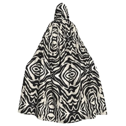 OKFSTY Großer Kapuzenumhang mit Zebra-Tierdruck, für Erwachsene, 140 cm Länge, geeignet für Maskerade-Kostüme, Comic-Con OKFSTY Großer Kapuzenumhang mit Zebra-Tierdruck, für Erwachsene, 140 cm Länge, geeignet für Maskerade-Kostüme, Comic-Con von OKFSTY