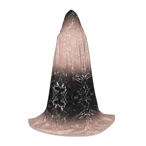 OKFSTY Kapuzenumhang für Teenager, Marmor-Farbe, rotgoldener Druck, Halloween-Kapuzenumhang für Jugendliche, geeignet für Themenpartys, Comic-Con OKFSTY Kapuzenumhang für Teenager, Marmor-Farbe, rotgoldener Druck, Halloween-Kapuzenumhang für Jugendliche, geeignet für Themenpartys, Comic-Con von OKFSTY