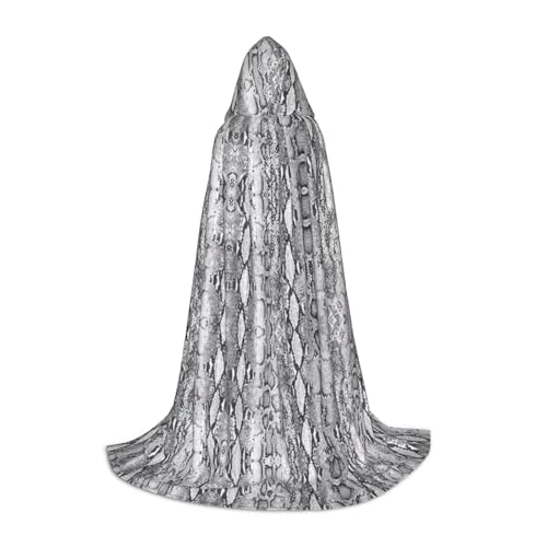 OKFSTY Kapuzenumhang mit Schlangenhaut-Aufdruck für Teenager, Halloween-Kapuzenumhang für Jugendliche, geeignet für Themenpartys, Comic-Con OKFSTY Kapuzenumhang mit Schlangenhaut-Aufdruck für Teenager, Halloween-Kapuzenumhang für Jugendliche, geeignet für Themenpartys, Comic-Con von OKFSTY