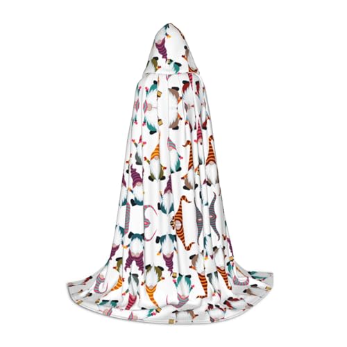 OKFSTY Lustiger Weihnachtswichtel-Druck, Kapuzenumhang für Teenager, Halloween-Kapuzenumhang für Jugendliche, geeignet für Themenpartys, Comic-Con OKFSTY Lustiger Weihnachtswichtel-Druck, Kapuzenumhang für Teenager, Halloween-Kapuzenumhang für Jugendliche, geeignet für Themenpartys, Comic-Con von OKFSTY