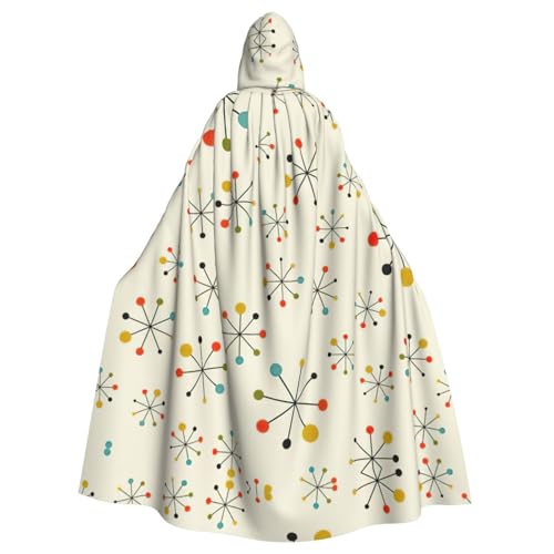 OKFSTY Retro-Umhang für Erwachsene, moderner Druck, Halloween, großer Kapuzenumhang, 140 cm Länge, geeignet für Maskerade-Kostüme, Comic-Con OKFSTY Retro-Umhang für Erwachsene, moderner Druck, Halloween, großer Kapuzenumhang, 140 cm Länge, geeignet für Maskerade-Kostüme, Comic-Con von OKFSTY