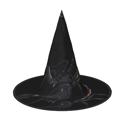 OKFSTY Skorpion Halloween Hexenhüte Frauen Kostüm Zubehör Cosplay Party Erwachsene breite Krempe Spitzhut 3 Stück von OKFSTY