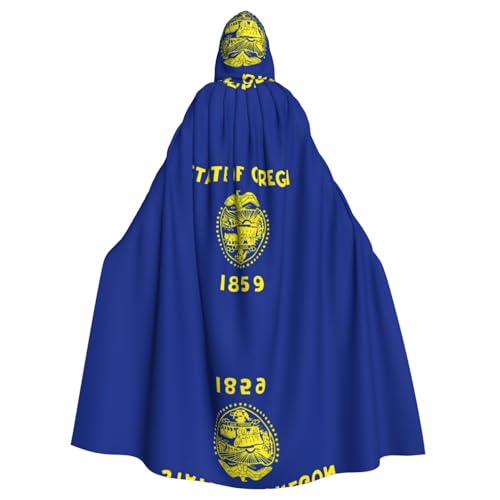 Oregon Umhang mit Staatsflagge für Erwachsene, groß, 140 cm lang, geeignet für Maskerade-Kostüme, Comic-Con Oregon Umhang mit Staatsflagge für Erwachsene, groß, 140 cm lang, geeignet für Maskerade-Kostüme, Comic-Con von OKFSTY