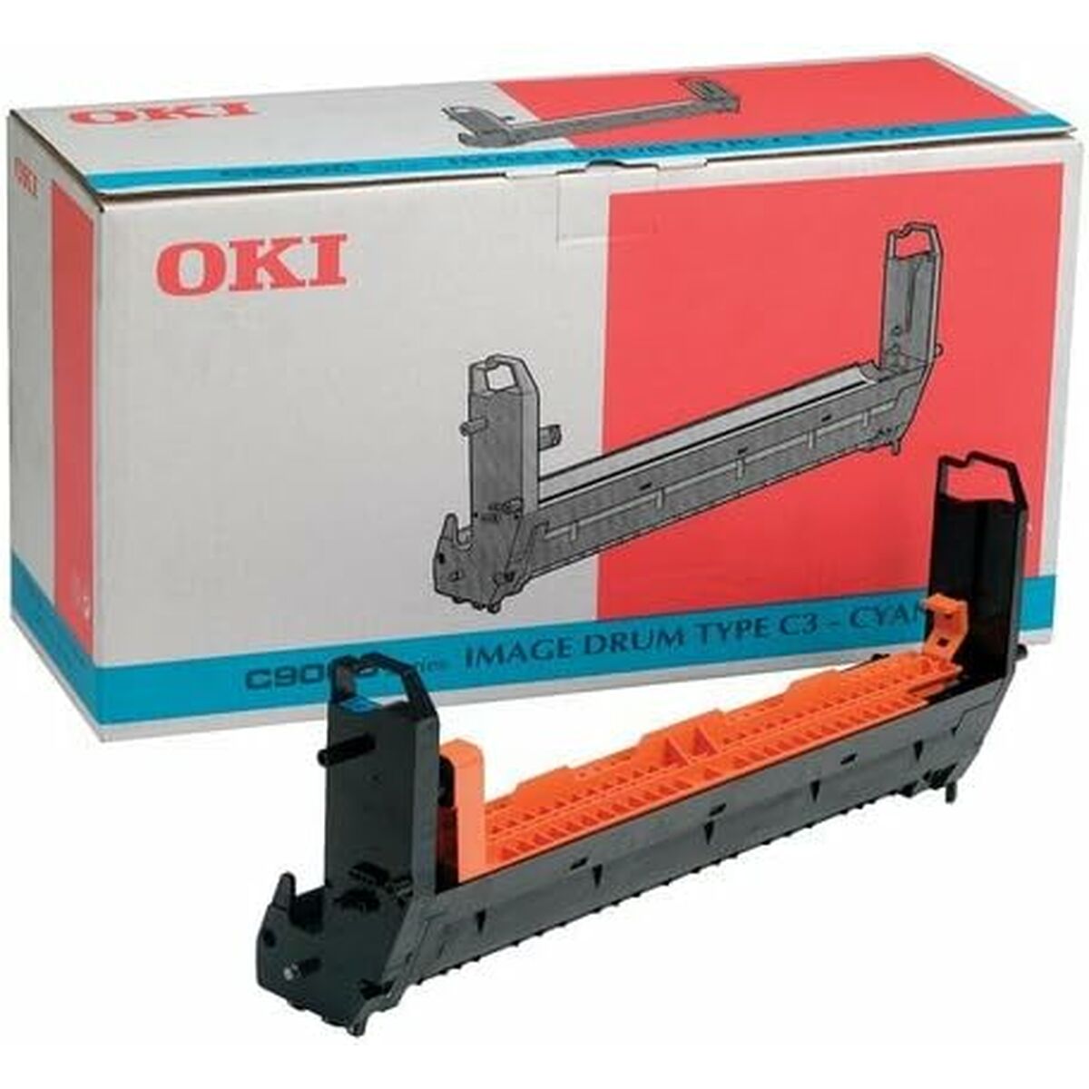 Druckertrommel OKI 41514711 C-9000 Türkis von OKI