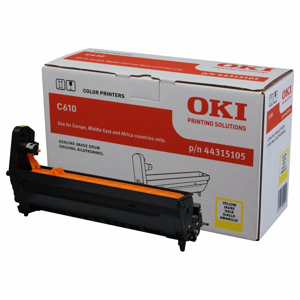 Druckertrommel OKI 44315105 Gelb Schwarz von OKI