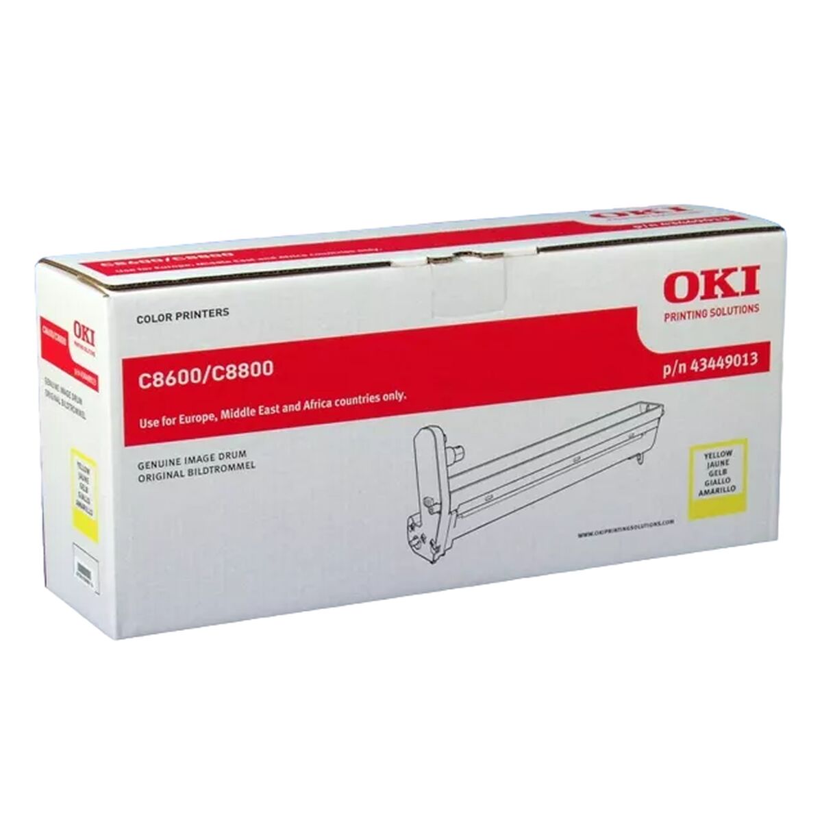 Druckertrommel Oki 43449013 Gelb von OKI