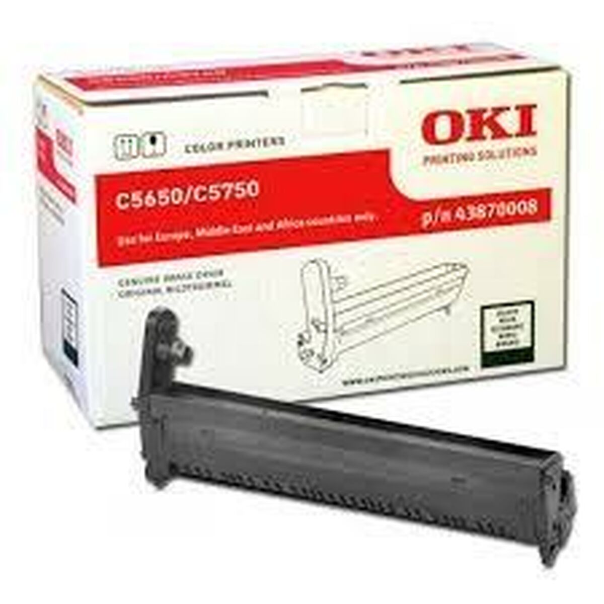 Druckertrommel OKI 43870008 Schwarz von OKI