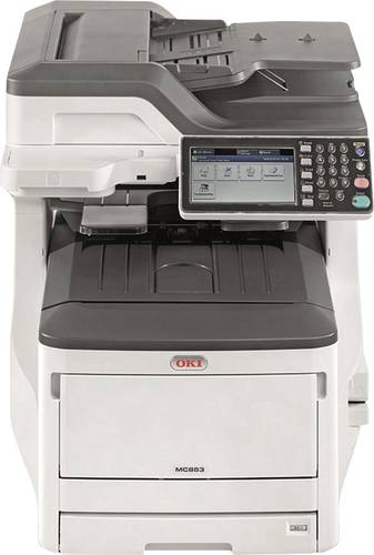 OKI MC853dn Multifunktionsdrucker Laser Farbe A3 Drucker, Scanner, Kopierer, Fax LAN, Duplex, Duplex von OKI