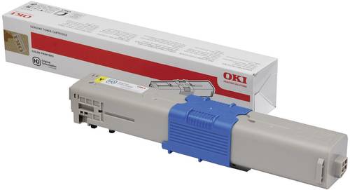 OKI Toner C301 C321 Original Gelb 1500 Seiten 44973533 von OKI