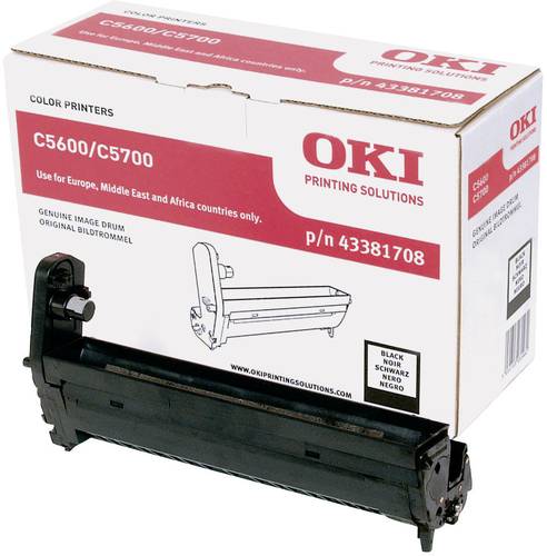 OKI Trommel Drum Unit C5600 C5700 Original Schwarz 20000 Seiten 43381708 von OKI