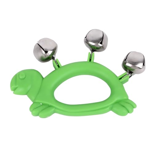 OKJHFD Musikalischer Rhythmus-Shaker, Hand Jingle Bell Rassel Jingle Bell Shaker Schlaginstrumente Musikalisches Rhythmus-Spielzeug zum Spielen für Krippen, Bildungswerkzeug (OKJHFDOvCtpcVZ-12) von OKJHFD