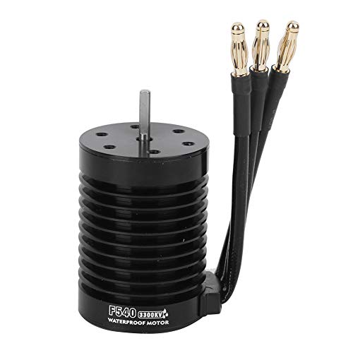 OKOVO F540 Anti-Wasser-Bürstenloser Motor, induktives bürstenloses Motorzubehör für 1/10 Rc-Auto (3300 kV) von OKOVO