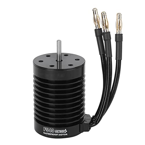 OKOVO F540 Anti-Wasser-Bürstenloser Motor, induktives bürstenloses Motorzubehör für 1/10 Rc-Auto (4370 kV) von OKOVO