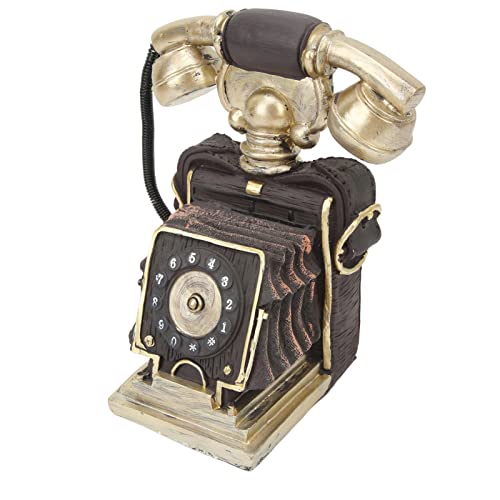 Telefon Kreatives Retro-dekoratives Telefon, Wähltelefon aus Kunstharz, Dekoration für Zuhause, Schlafzimmer, Arbeitszimmer, Desktop, antikes Telefonmodell, Dekoration für Café, von OKOVO