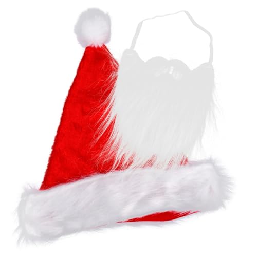 OKUMEYR 1 Satz weihnachtsverkleidung weihnachts verkleidung Weihnachtszeit Weihnachtsfest weihnachtskostüme weihnachtsmann verkleiden zubehör weihnachtsmann zubehör Baumwolle und Polyester von OKUMEYR