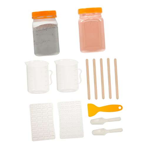 OKUMEYR 1 Set Ziegelformen Set Mini Steine ​​Zum Basteln DIY Materialien Für Den BAU Von Ziegelhäusern Sand Tischspielzeug Winzige Puppenhose Ziegel Werkzeugset Mikro von OKUMEYR