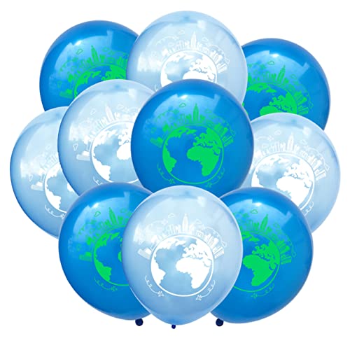 OKUMEYR 100 Stück 12 Partyballons blaues Dekor blaue Luftballons blauer Ballon Fotokabinen-Ballon deckenverkleidung geburtstagsdekoration Geburtstagsverzierung Latexballons Blue von OKUMEYR