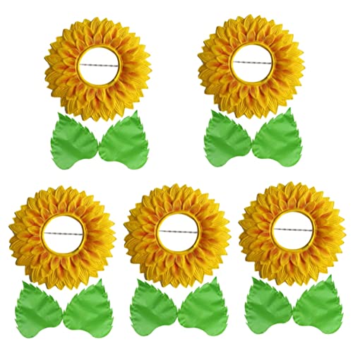 OKUMEYR 5sätze Sonnenblumen-Kopfbedeckung Mit Handschuhen Lebendige Blumenhaube Für Erwachsene Kostüm-Accessoire Für Fasching Karneval Und Gartenfeste OKUMEYR 5sätze Sonnenblumen-Kopfbedeckung Mit Handschuhen Lebendige Blumenhaube Für Erwachsene Kostüm-Accessoire Für Fasching Karneval Und Gartenfeste von OKUMEYR