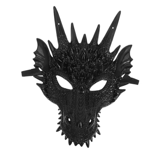 OKUMEYR 3D Tiermaske Kunststoff Gruselige Drachenmaske Maskenball Kostüm Requisiten für Cosplay Events von OKUMEYR