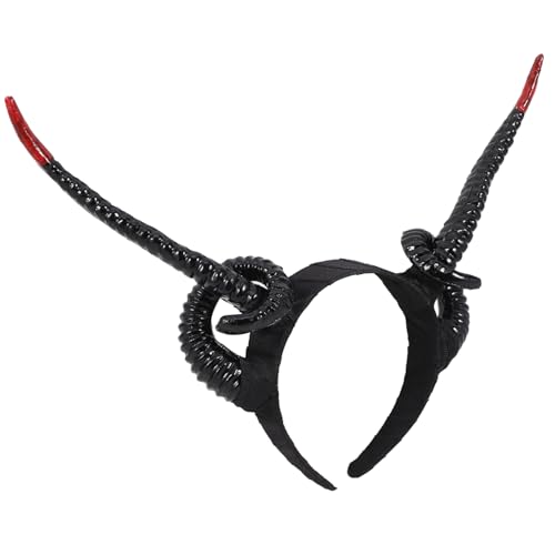 OKUMEYR Halloween Horn Stirnband Kopfband Stirnbänder Maskerade Horn Stirnband Hörner Stirnband Frauen Stirnband Kostüm Stirnband Horn Haarband Haarschmuck Erwachsene Stirnband Kunststoff von OKUMEYR