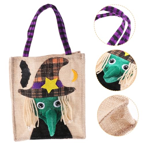 OKUMEYR Halloween-Kürbis-Einkaufstasche Halloween-Partybevorzugungstaschen Halloween-Süßigkeitsbeutel halloween geschenktüten halloween tasche für süßigkeiten Halloween-Beutel Goodie-Bag von OKUMEYR