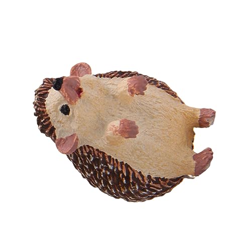 OKUMEYR Igel Handwerk Zoo-Tierfiguren Mini-Igel Feenkuchendeckel im Freien Igel Stofftier bürodeko büro dekoration tortendeko einschulung dekorative Igelverzierung Familienschmuck Igel von OKUMEYR