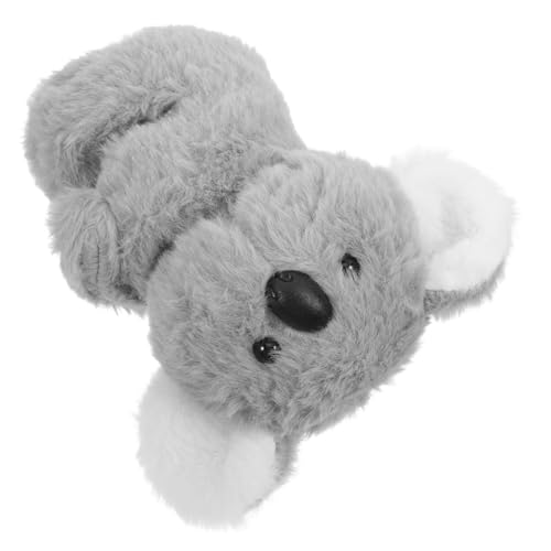 OKUMEYR Stofftier-Armband Organische Kuscheltiere Koala-Figur Golfabdeckungen Koala-Rucksack Elefantenpuppe Elefant Ausgestopfte Tiere Heizkissen Stofftier Spielzeugelefant Plüsch Grey von OKUMEYR