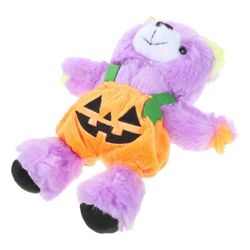 OKUMEYR ausgestopftes Bären-Plüschtier Halloween plüschtier Halloween Dekoration Süßer Plüschbär Halloween Decor Leichtes Kuscheltier Halloween-Stofftier bequemer Kuschelbär Plüsch- von OKUMEYR