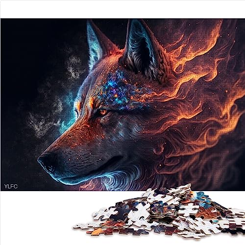 Husky Puzzle Erwachsene und Kinder, Papppuzzle Erwachsene, 1000 Teile, Puzzle Geschenke Erwachsene, Familien und Familienspiele, 10,27 x 20,47 Zoll/26 x 38 cm. von OLIKED