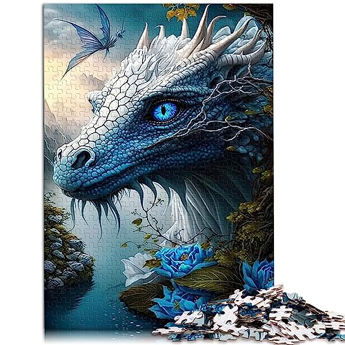 Mandala Eisdrache Dschungel Puzzles Erwachsene, Papppuzzles, Puzzles Erwachsene, 1000, Erwachsene und Kinder ab 12 Jahren, Herausforderungsspielzeug, 26 x 38 cm. von OLIKED